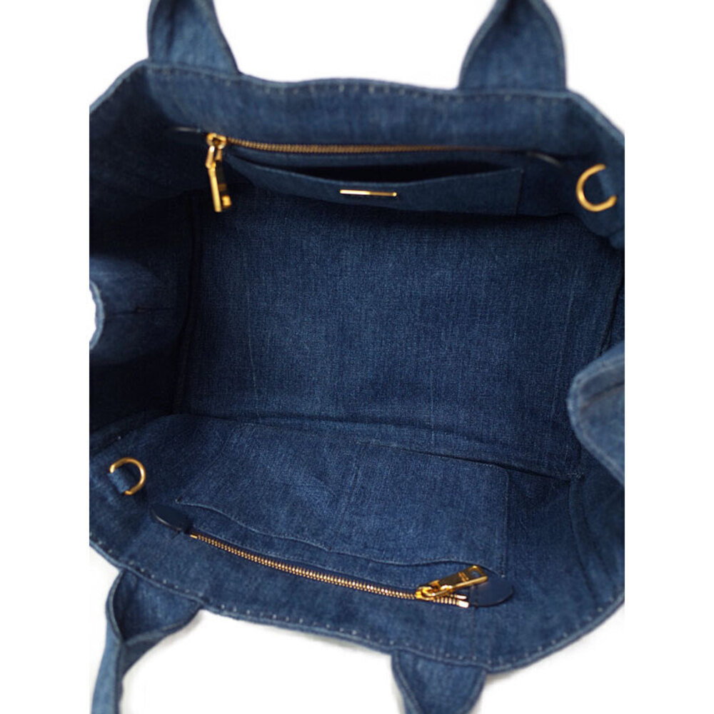 Prada Canapa 2way Tote Shoulder Bag Black - Picture 3 of 9